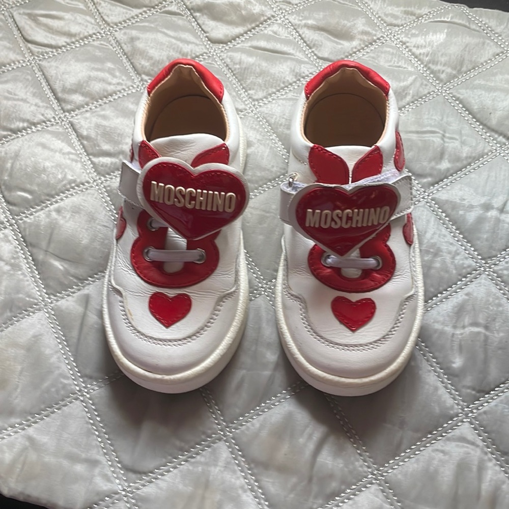 Moschino kids Red White Sneaker size EU 24